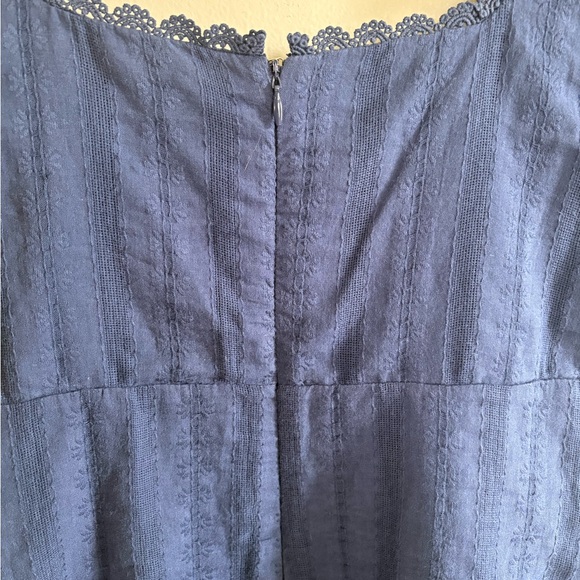 Princess Polly Dasha Mini Navy Dress 100% Cotton - Picture 8 of 9